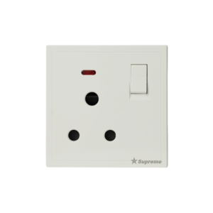 15A Round Socket with Switch