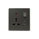 3Pin Socket With Double USB
